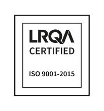 LRQA ISO 9001 Certified